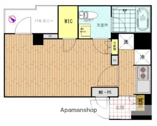 アリーチェ文京根津【7階】の間取り