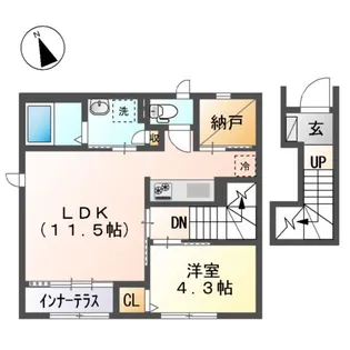 メゾン瑞祥【2階】の間取り