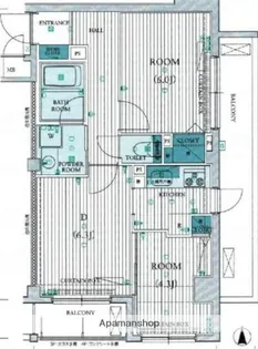 レヴィ—ガ大山【4階】の間取り