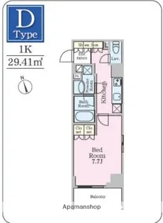 エプル【3階】の間取り