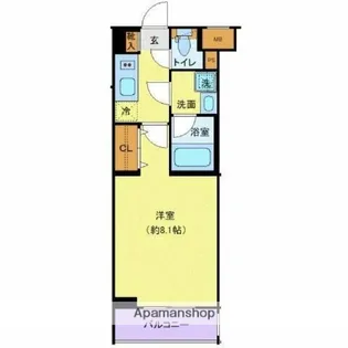 クレヴィスタ北赤羽【2階】の間取り