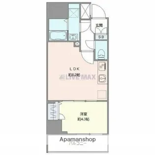 プライムブリス板橋本町【4階】の間取り