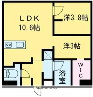 オープンブルーム尾久【8階】の間取り