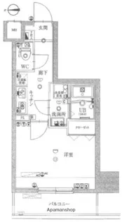 プレステージ西台ステーションフロント【7階】の間取り