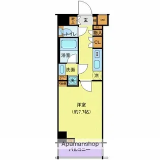 クレヴィスタ板橋西台Ⅱ【7階】の間取り
