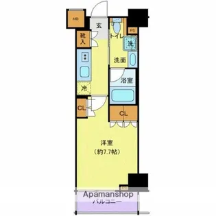 クレヴィスタ板橋西台Ⅱ【10階】の間取り