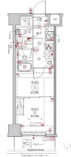 クレイシアIDZ王子フォレストヒルズ【2階】の間取り