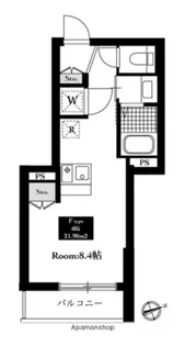 ヴィクトリア・リージェンシー【4階】の間取り