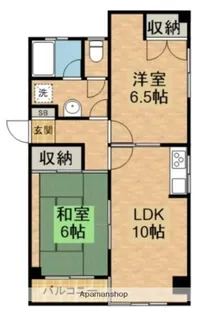 ヴィラ赤津【4階】の間取り