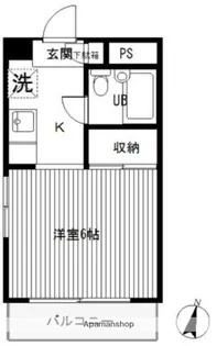 マンション米田【2階】の間取り