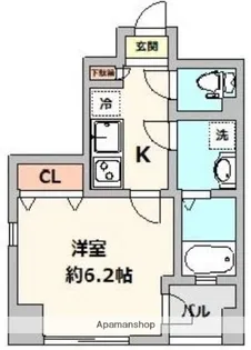 ボンズテラス池袋【9階】の間取り