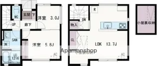 YAYOI TERRACE【2階】の間取り