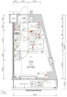 アルテシモテーレ【5階】の間取り