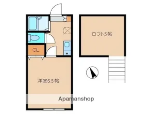 LANDSITZ田端WEST【2階】の間取り