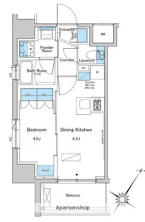 ルフォンプログレ南大塚【9階】の間取り