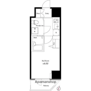 ハーモニーレジデンス池袋003【6階】の間取り