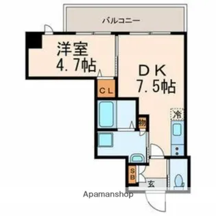 メゾン TADO【4階】の間取り