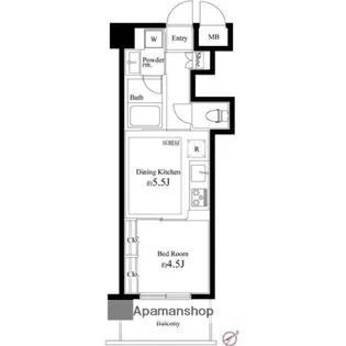 キングハウス巣鴨【2階】の間取り