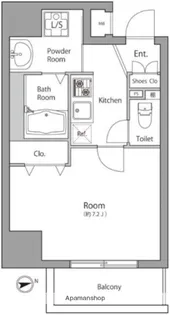 アイル日暮里弐番館・東京山手【4階】の間取り