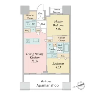 プライマル町屋【7階】の間取り