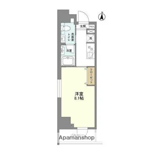 リテラス三ノ輪【3階】の間取り