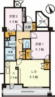 アーネスト【2階】の間取り