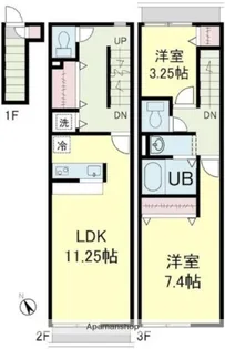 COURT PINETAIL(コートパインテール)【2階】の間取り