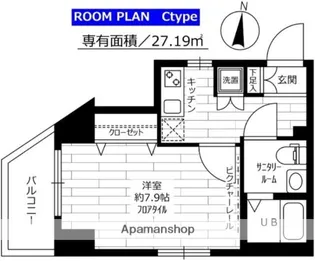 ステージファースト西巣鴨【10階】の間取り