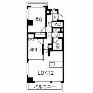 エルフォルテ東日暮里【6階】の間取り