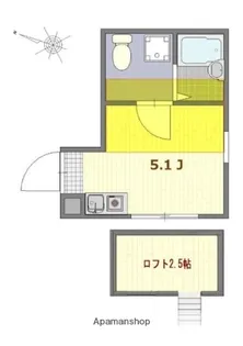 ブリックハウス千住【3階】の間取り