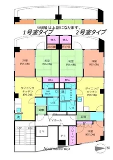 テイコー1146【6階】の間取り