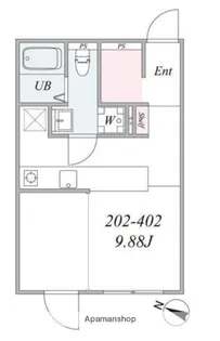 TRIAS358【3階】の間取り