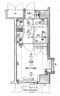 エクセリア池袋ウエスト【2階】の間取り