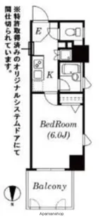 ロワール浅草花川戸【11階】の間取り