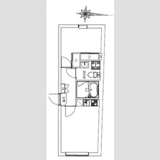 ルーデンス北千住【0401号室】の間取り