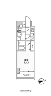 ・ブラウ南池袋【6階】の間取り