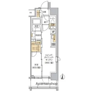 リビオメゾン東池袋【4階】の間取り