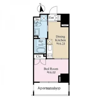 コスモリード池袋レジデンス【9階】の間取り