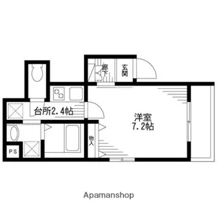 ロータス文京根津【2階】の間取り