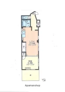 ミセレニ白山【1階】の間取り