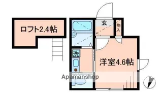 ベルエステート東十条【2階】の間取り