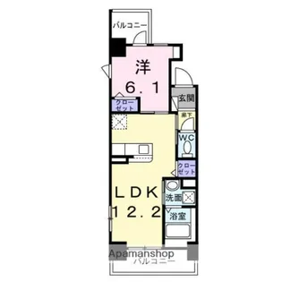 レパラール関口【3階】の間取り