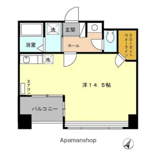GOODWAY FUJIMI【6階】の間取り