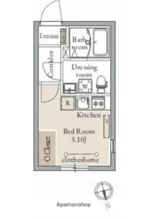 LIVEFLAT千駄木【3階】の間取り
