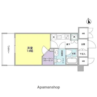 VANTAGE HASUNE【3階】の間取り