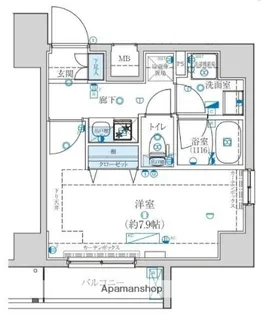 MAXIV北赤羽【5階】の間取り