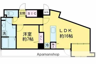 LUMIEC NEGISHI【9階】の間取り