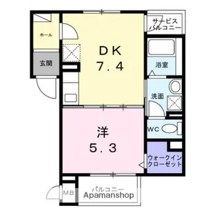 クレーシェレ【2階】の間取り