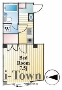 プリンセスハイツF棟【3階】の間取り