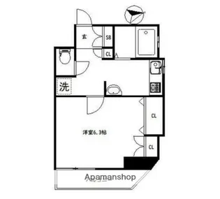 三和駒込【1階】の間取り